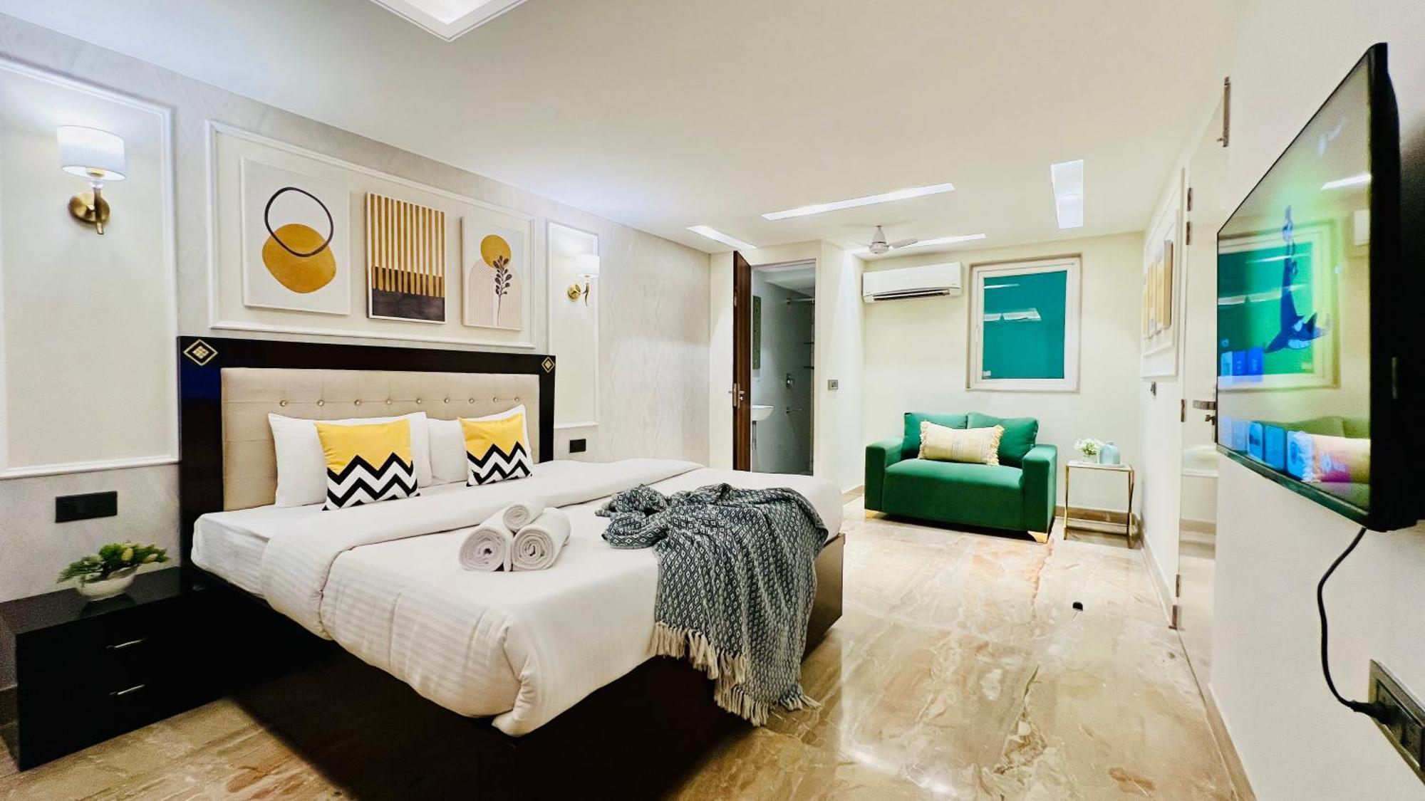 Zen Suites Gurgaon - Luxe Stays Collection Eksteriør billede